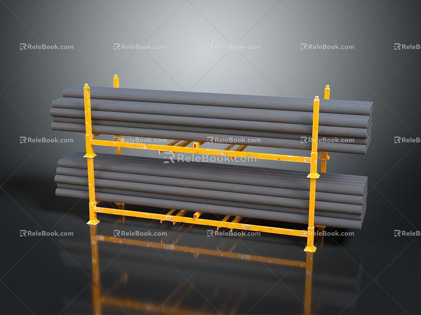 Pipe water pipe valve iron pipe fitting flange tee joint pipe water pipe valve 3d model