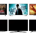 Televisions Displaying Harry Potter And Movie Scenes In Modern Setup