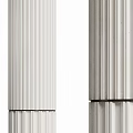 Stylish Fluted Columns In Various Sizes For Modern Interior Architectural Design
