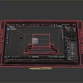 Advanced Electronic Drawing Tablet With 3D Modeling Software Interface