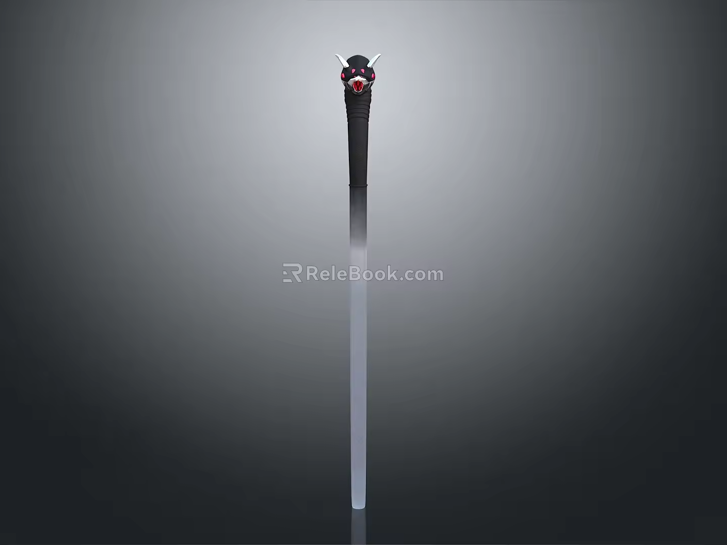 scepter ancient scepter walking stick tongue scepter 3d model