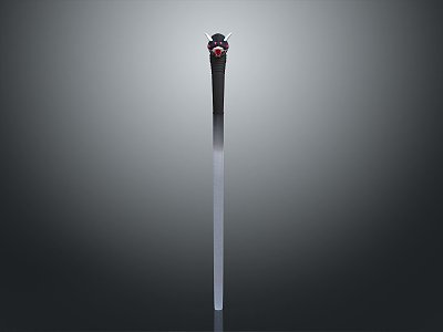 scepter ancient scepter walking stick tongue scepter 3d model