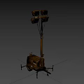 Generator Retro Generator Diesel Generator Diesel Lighthouse 3d model
