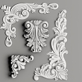 European carved 3D model 3d model