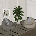 Lazy Sofa 3d model