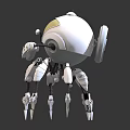 Modern robot machine crab machine crab 3d model