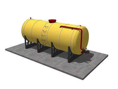 Oil tank 3d model