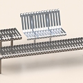 Public Chair Park Chair Outdoor Chair Leisure Chair Park Bench Public Bench Outdoor Bench 3d model