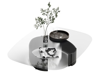 Modern coffee table 3d model