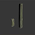 Small Electronic Device And Large Vertical Component With Black Casing Design