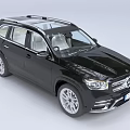 Luxury Black Mercedes-Benz SUV With Sunroof Silver Wheels And Sleek Body Design