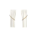 Gray Curtains With White Sheer Layer And Rope Tiebacks For Home Decor