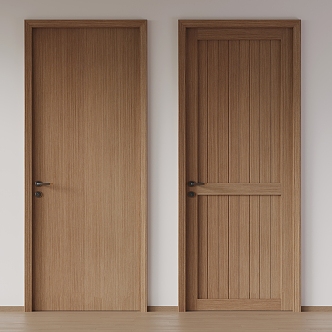 Modern Door Japanese Door Single Door Interior Door 3d model