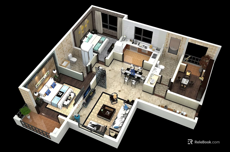 Luxury Modern Shower Sauna Interior Design With Steam Room And Wooden Benches 3d model 