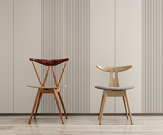 Nordic Dining Chair 3d model