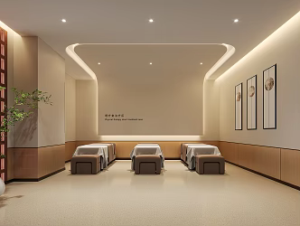 Spa Treatment Room 3d model