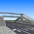 Modern Man Overpass 3d model