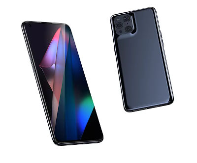 Modern mobile phones 3d model Modern mobile phones 3d model