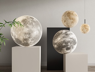 modern moon lamp moon floor lamp 3d model