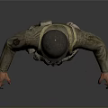 Game and Movie Character in Military Uniform With Helmet and Tactical Gear