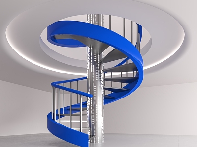 revolving staircase 3d model