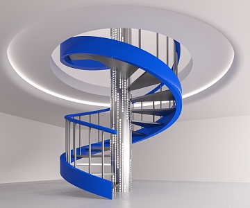 revolving staircase 3d model