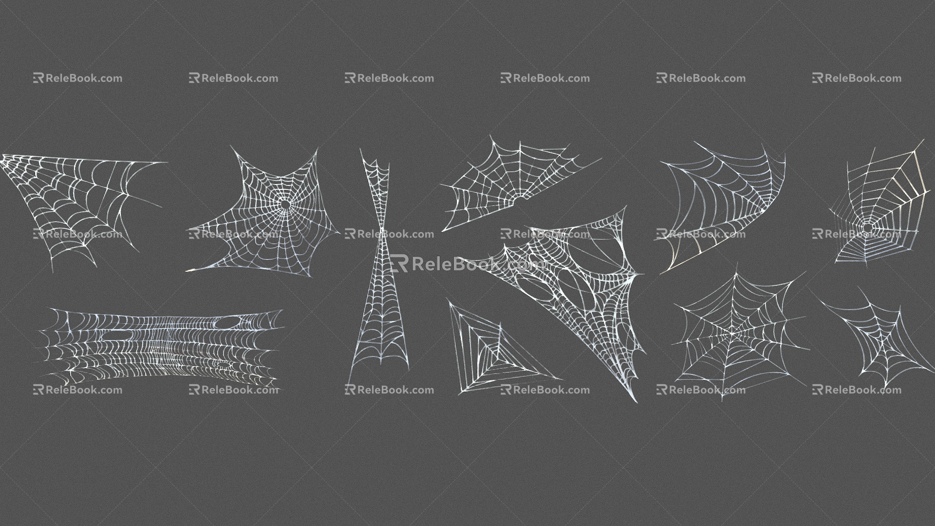 Modern Spider Web 3d model