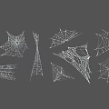 Modern Spider Web 3d model