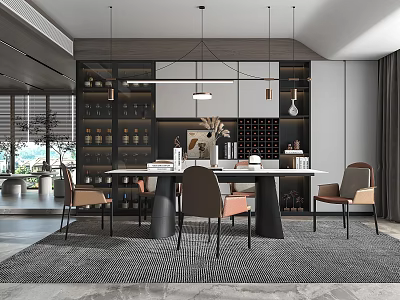 Modern Restaurant 3d model