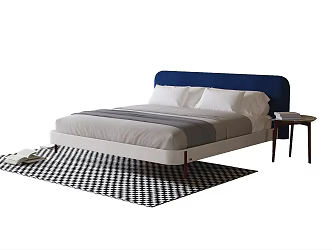 Modern Children's Bed Single Bed 3d model
