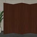 Screen partition 3d model