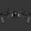 Futuristic Fighter Jet With Detailed Mechanical Structure Advanced Weapon Systems And Black Paint Scheme