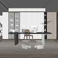 Modern study 3d model