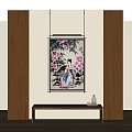 New Chinese style antique decorative painting 3d model