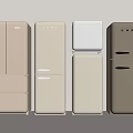 Different Styles of Refrigerators and Freezers in Neutral Tones for Modern Kitchens