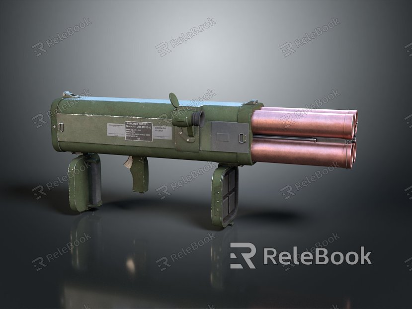 Rocket rocket launcher to air weapon to air missile shoulder missile shoulder rocket model