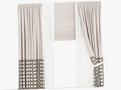 Modern Universal Curtain Gauze Curtain Gauze Curtain model