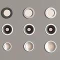 Modern Downlights And Spotlights With Various Designs And Color Options For Home Lighting