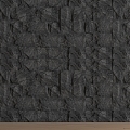 modern rubble wall molten rock 3d model