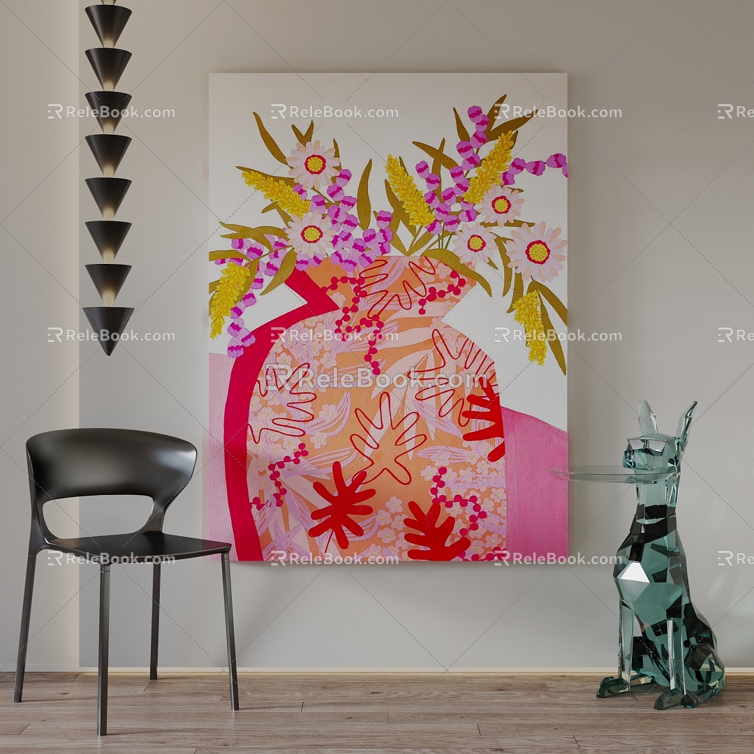 decorative painting 3d model