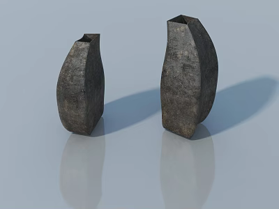 Stone stone vase 3d model