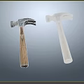 Industrial Equipment Claw Hammers With Wooden Handles And Metal Heads