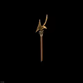 Golden Eagle Sculpture With Spread Wings Intricate Design And Pedestal Base