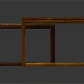 Modern Wooden Nested Tables With Smooth Surface And Sturdy Frame Structure For Home Furniture
