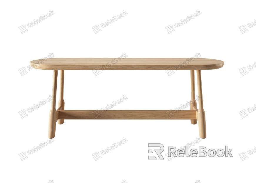 Modern stool now you simple solid wood casual bench model