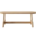 Modern stool now you simple solid wood casual bench 3d model