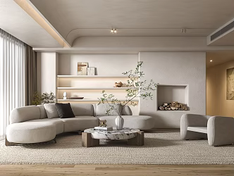 The Silent Living Room 3d model