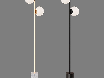 Simple Light Luxury Floor Lamp 3d model