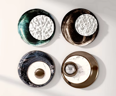 Light Luxury Wall Decorations Pendant Wall Decorations 3d model