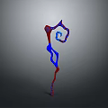 Scepter Ancient Scepter Cane Ancient Scepter Magic Scepter Metal Scepter Classical Scepter Magic Scepter 3d model